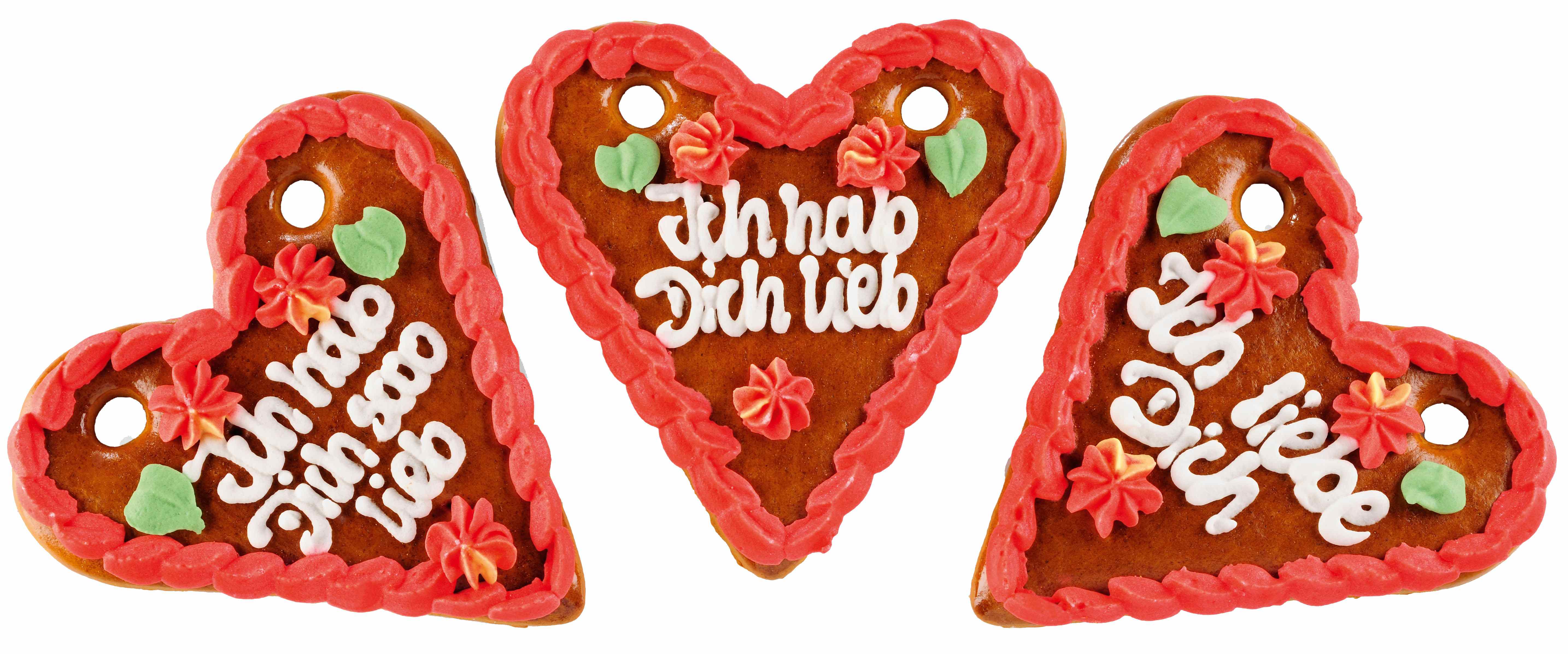 "Liebesspruch" – 60g Lebkuchenherz
