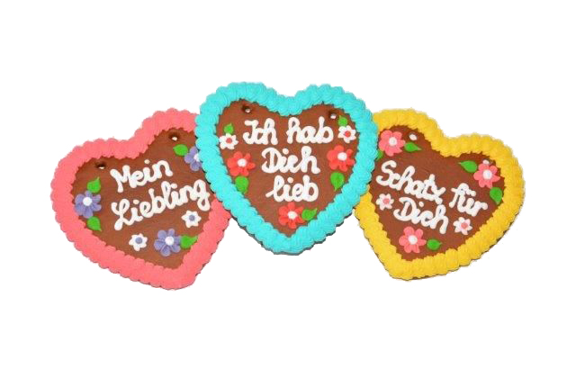 "Spruch" – 120g Lebkuchenherz