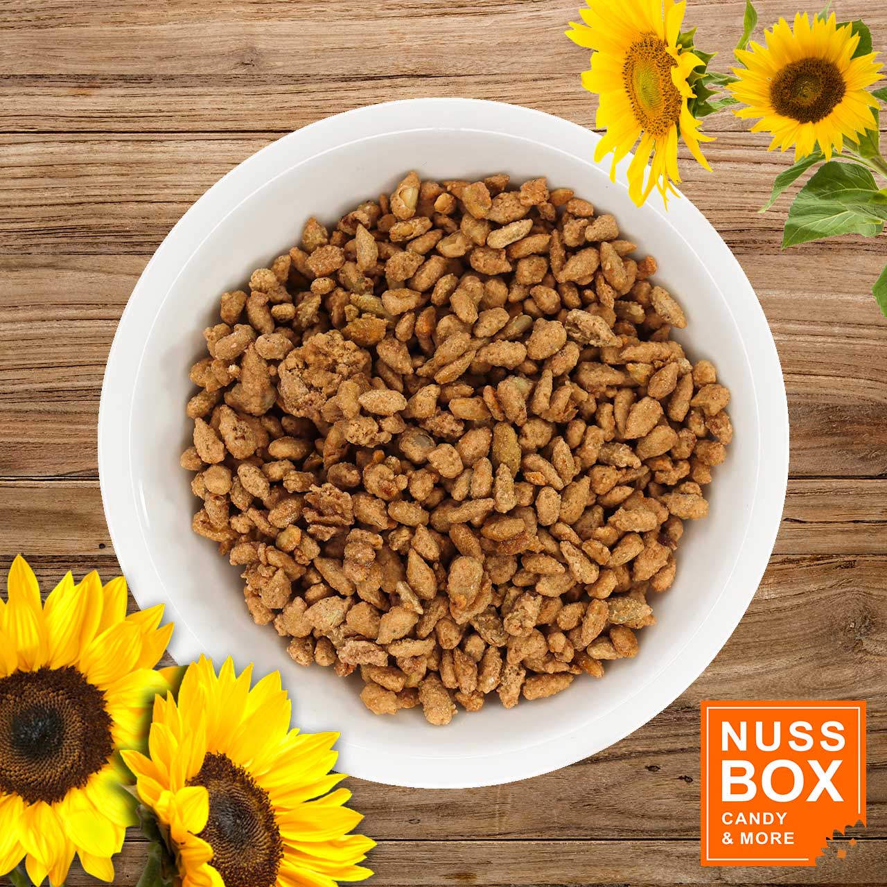 Gebrannte Sonnenblumenkerne