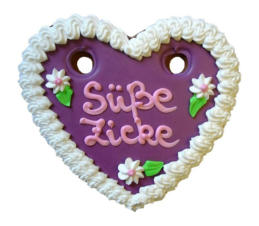 "Süße Zicke" – 100g Lebkuchenherz