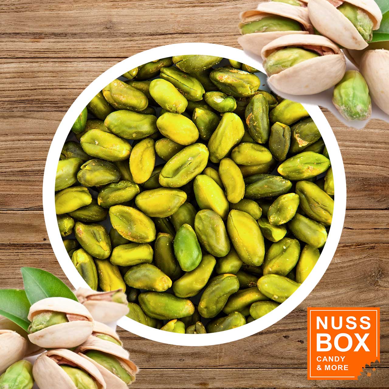 Pistazien ohne Schale naturbelassen