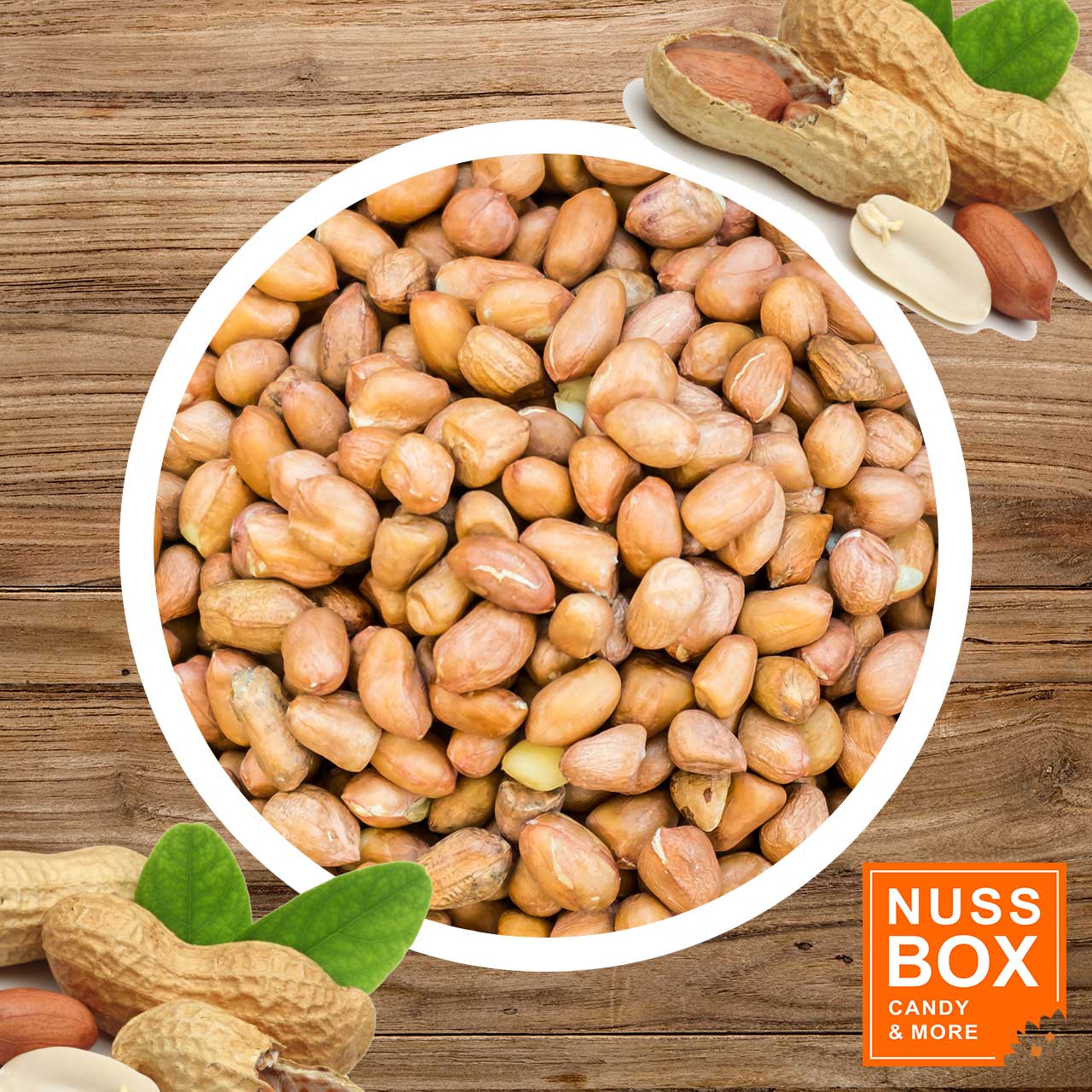 Erdnüsse naturbelassen