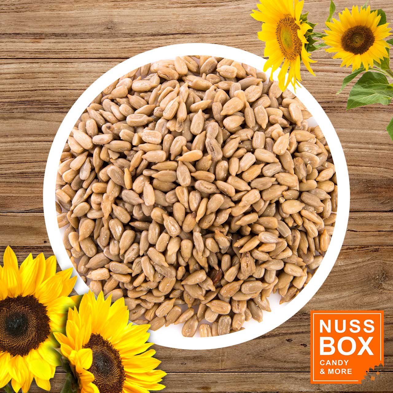 Sonnenblumenkerne naturbelassen