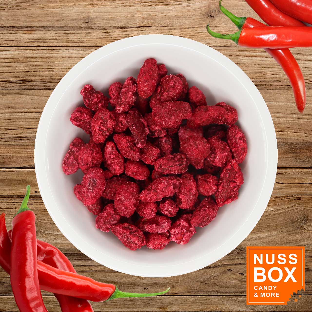 Gebrannte Mandeln mit Chili