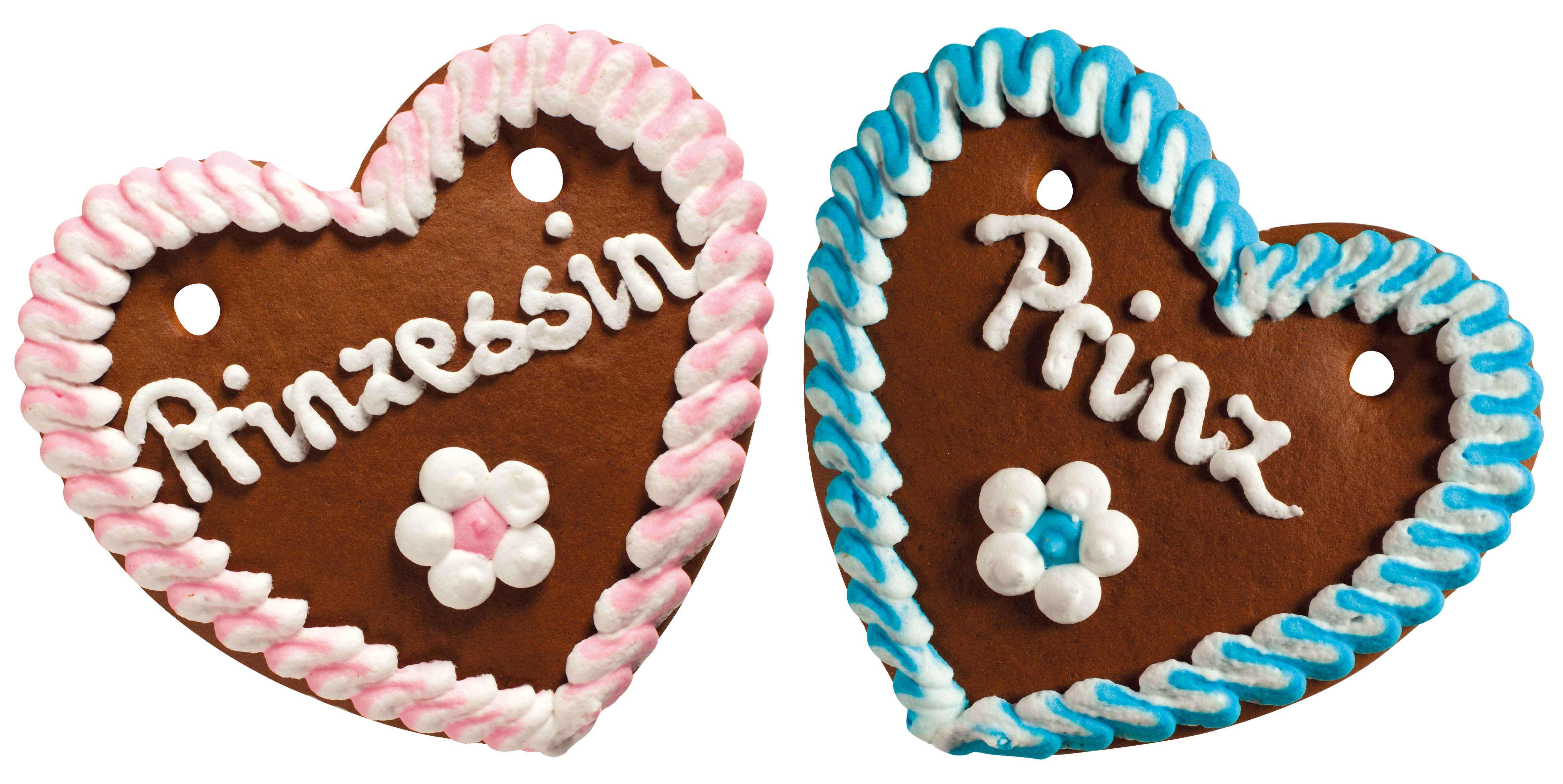 "Prinzessin oder Prinz" – 50g Lebkuchenherz