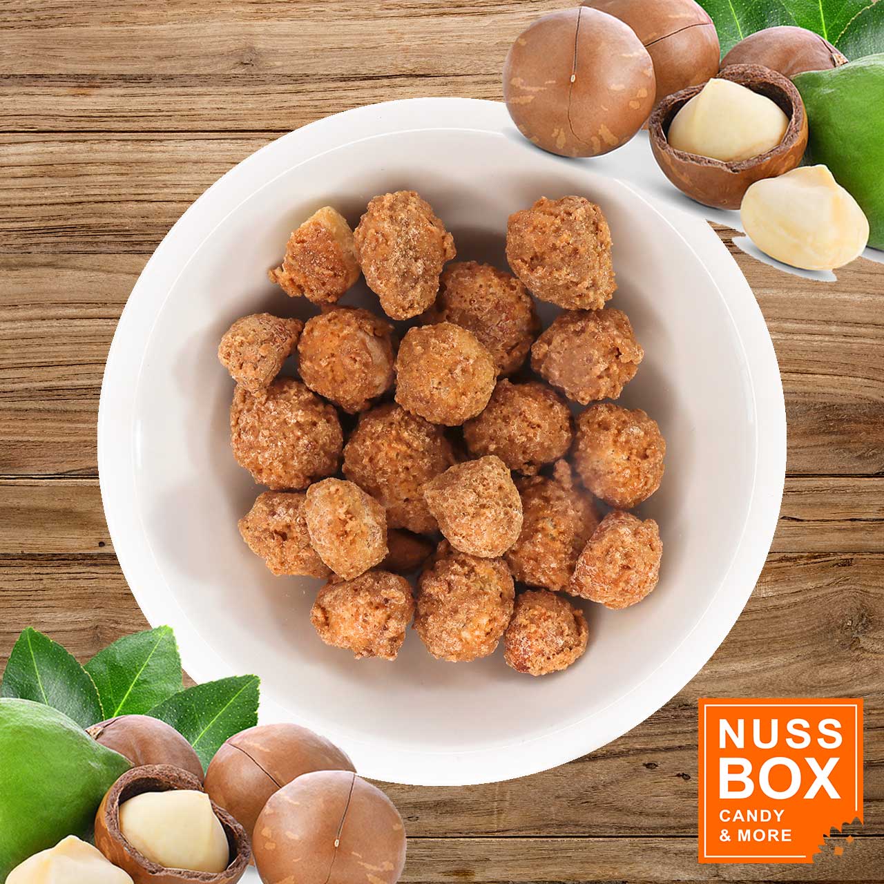 Gebrannte Macadamia Nüsse