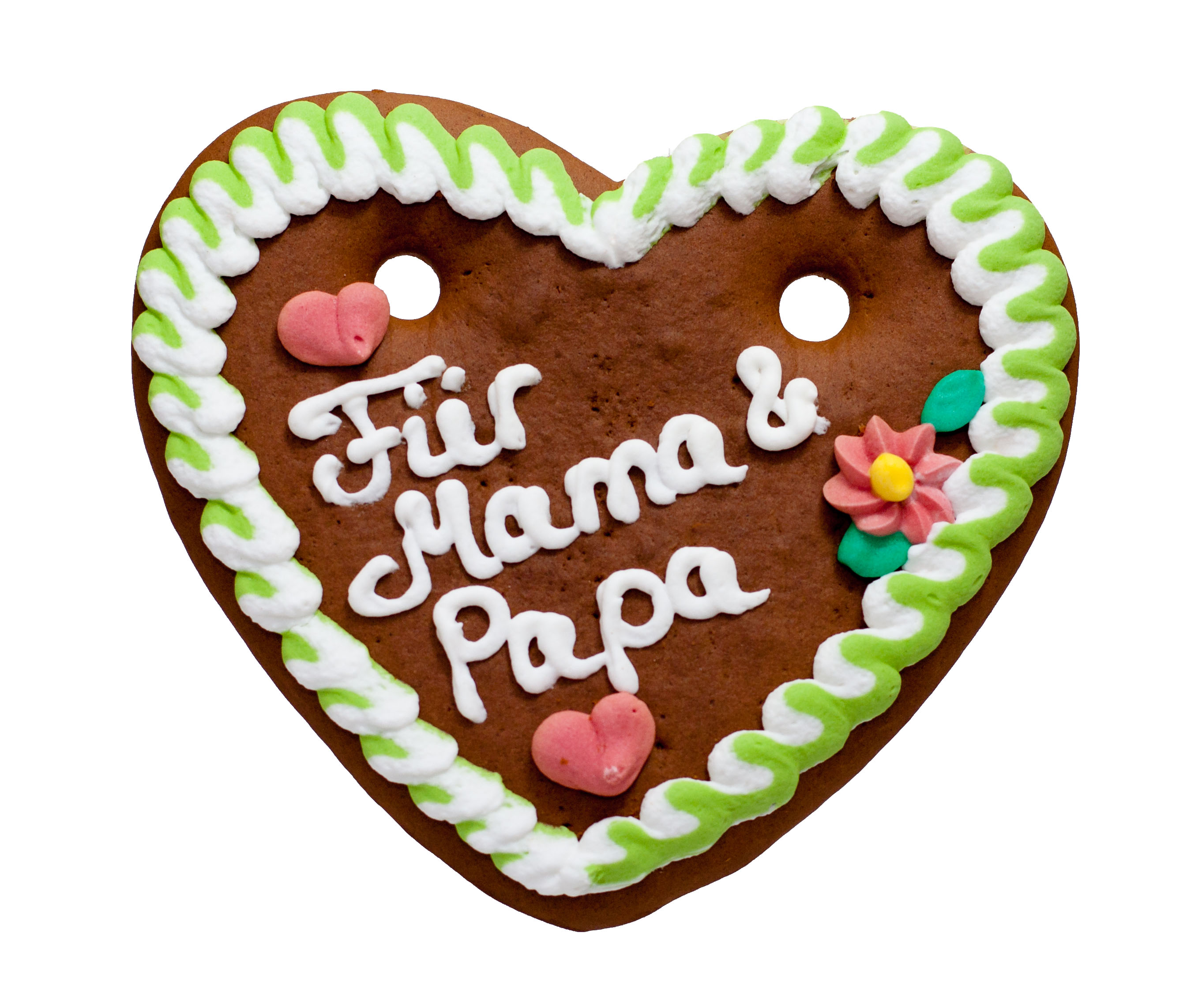 "Für Mama & Papa" – 100g Lebkuchenherz