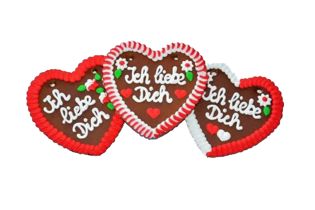 "Ich liebe Dich" – 120g Lebkuchenherz