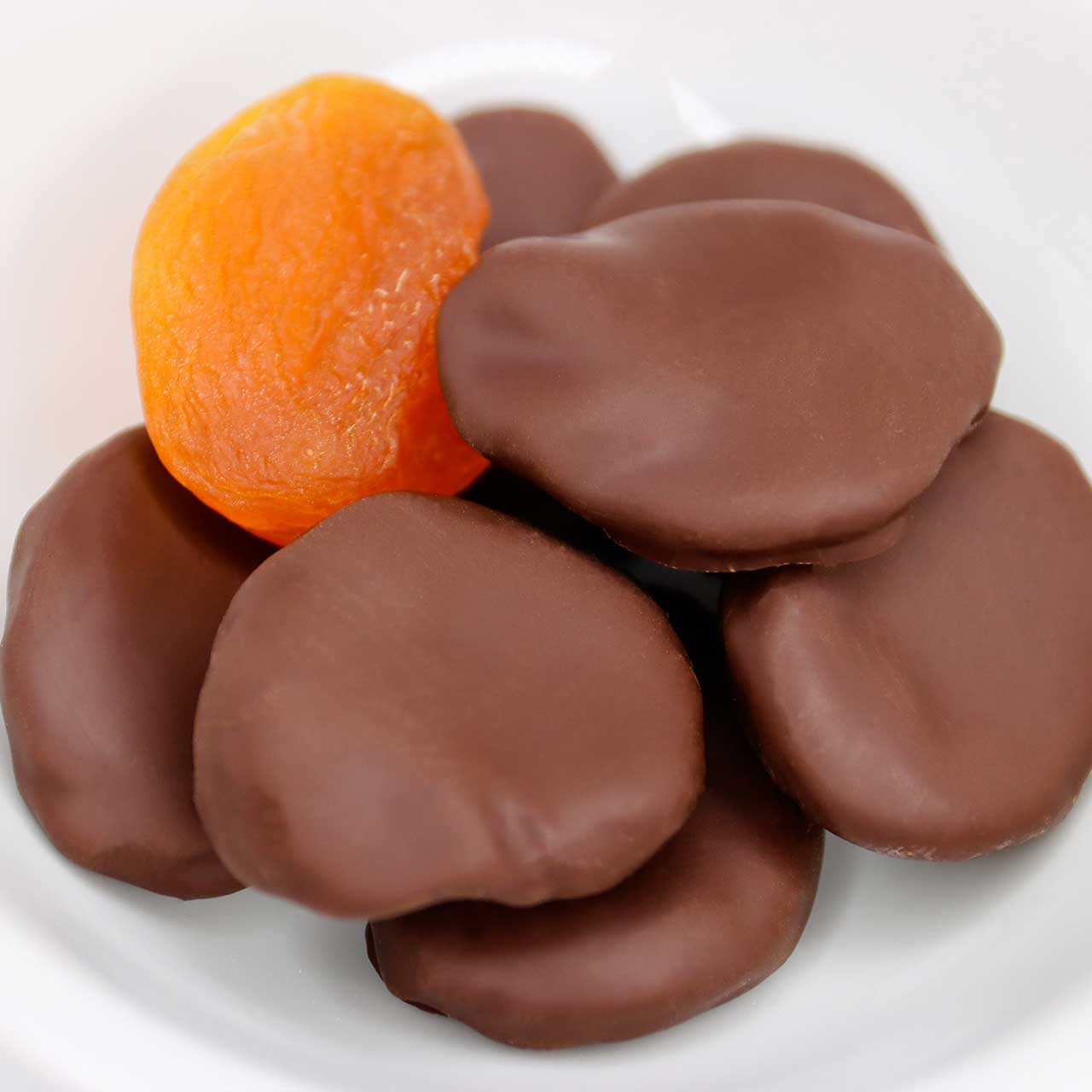 Schokolierte Aprikosen Zartbitter