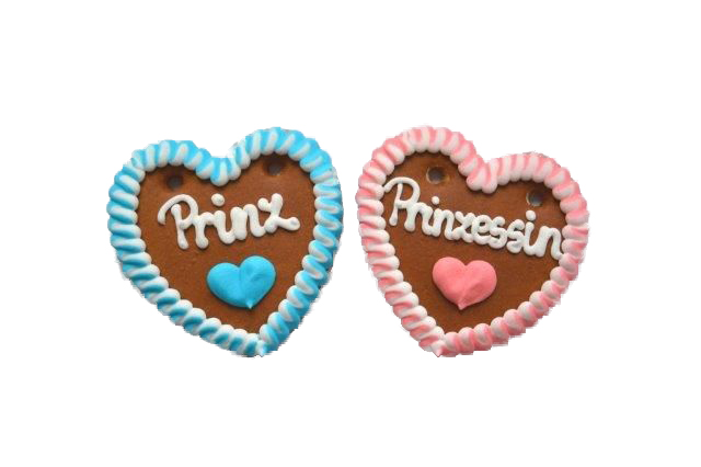 Lebkuchenherz "Prinzessin" 50 Gramm