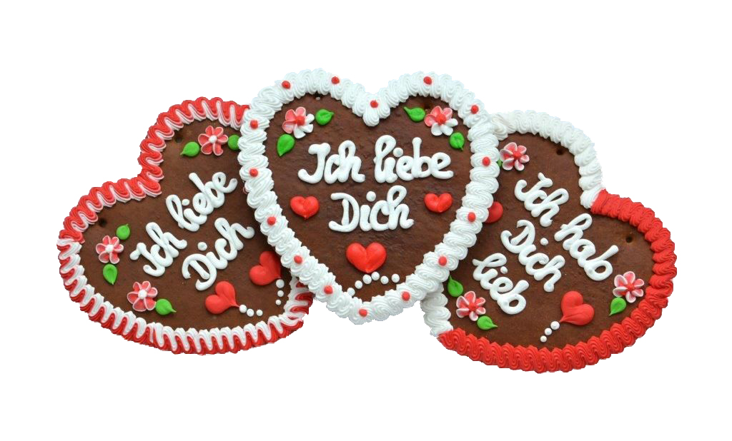 "Liebesspruch" – 400g Lebkuchenherz