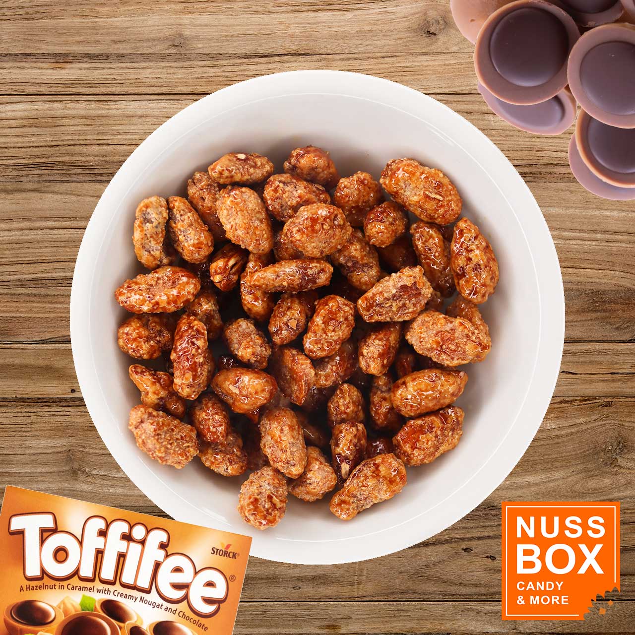 Gebrannte Mandeln mit Toffifee