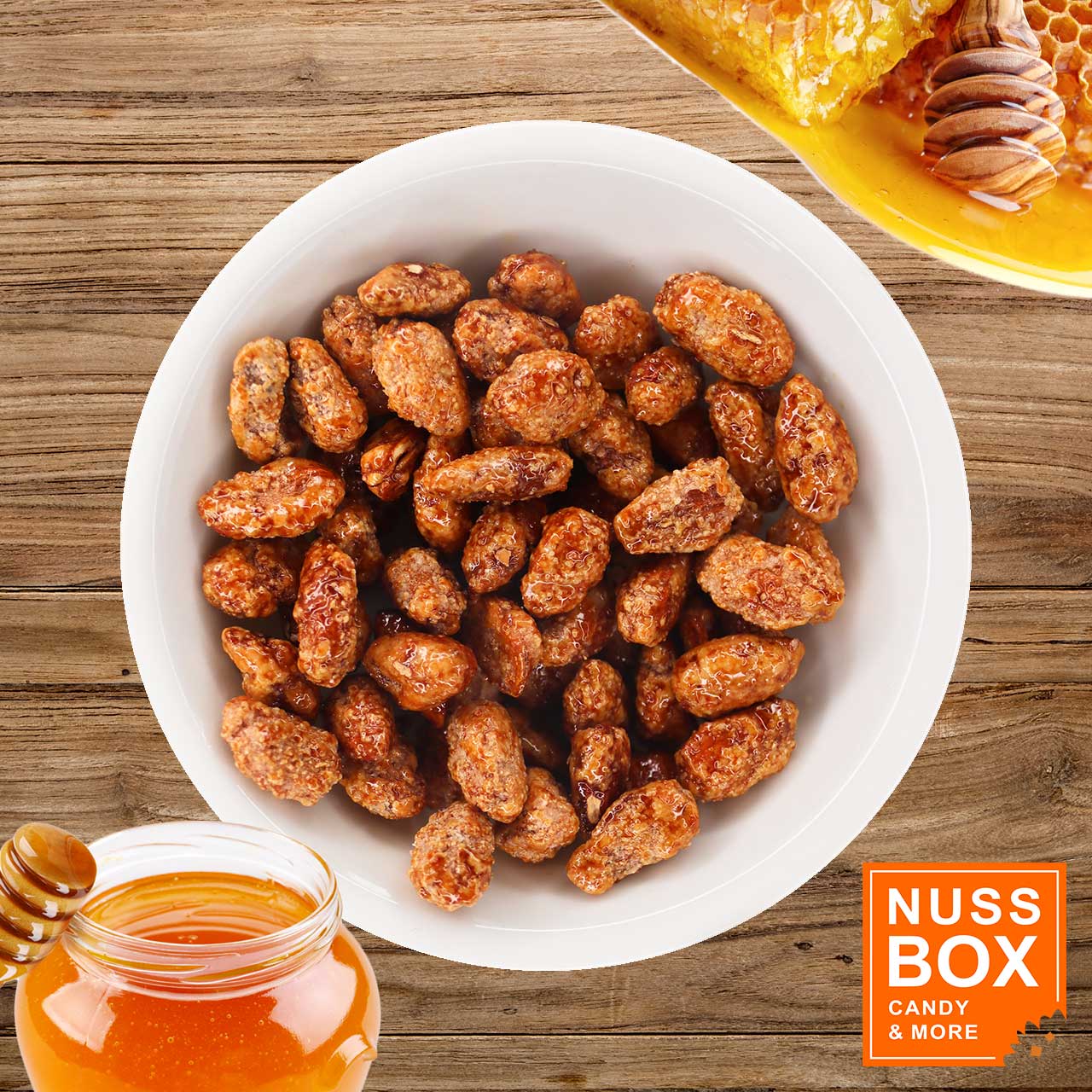 Gebrannte Mandeln mit Honig Met